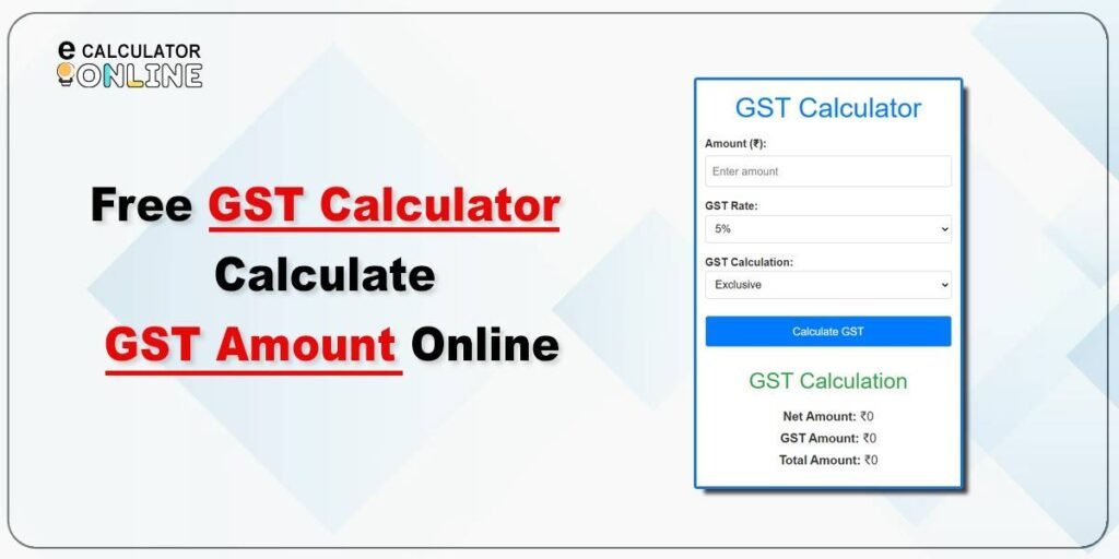 free GST Calculator online